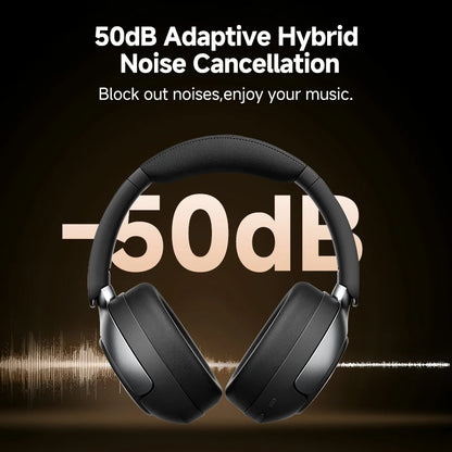 Adaptive ANC Wireless Headphones Over Ear Headset - 50dB with LDAC Hi-Res - Wireless Audio Bluetooth 5.4 Dual Connection