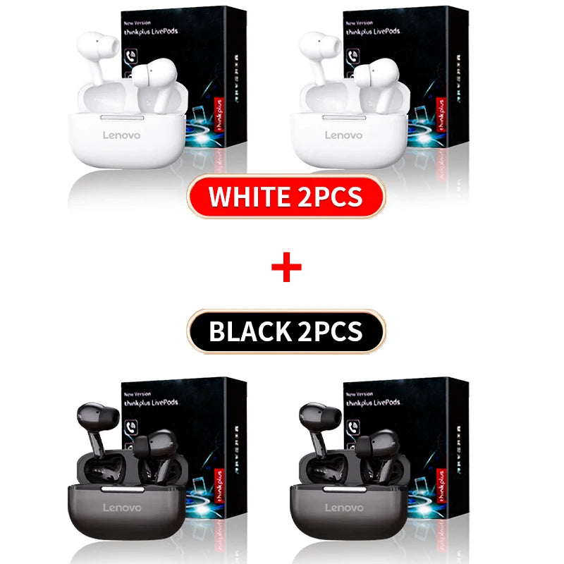 Lenovo ThinkPlus  Wireless Earphones - Bluetooth Headset In-ear Earphones With Microphone For  IOS/Android