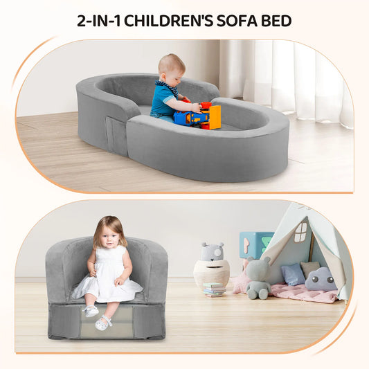 Portable Toddler Sofa Bed - Comfortable Mattress For Children - Safe Bed