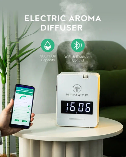 Namste Aroma Diffuser Machine - 1000m³ Large Room, Home Air Fresheners - Smart Electric Aromatic Oasis Fragrance Diffuser