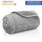 Gray Casual Weighted Blanket - For Stress, Insomnia, Anxiety, Heavy Thickened Blanket with Premium Glass Beads