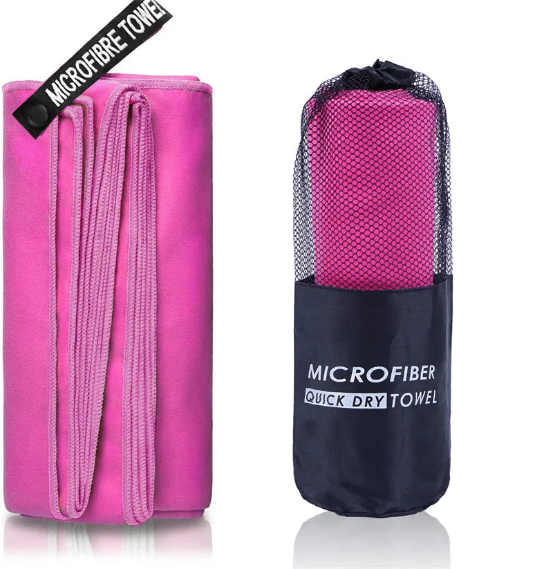 Quick-Drying Micro Fiber Sports Towel - 40"x80" - Swimming, Gym, Fitness, Camping, Running, Beach, Etc.