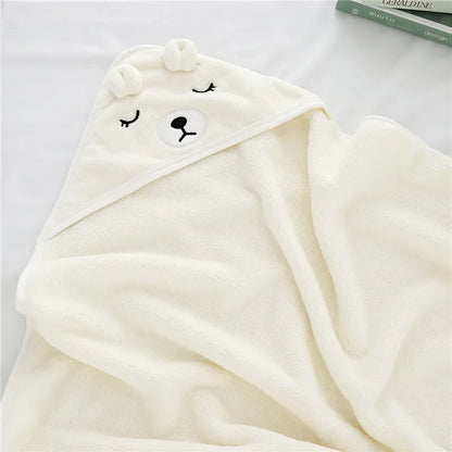 Baby To Toddler Hooded Towels - Newborn/Kids Bathrobe - Super Soft Bath Towel Blanket - Warm Sleeping Swaddle Wrap for Infant Boys & Girls