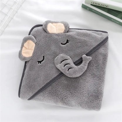 Baby To Toddler Hooded Towels - Newborn/Kids Bathrobe - Super Soft Bath Towel Blanket - Warm Sleeping Swaddle Wrap for Infant Boys & Girls