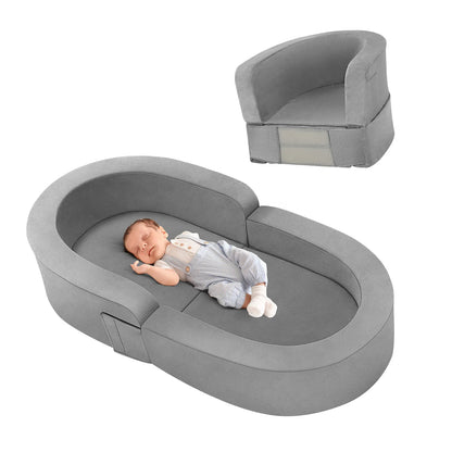 Portable Toddler Sofa Bed - Comfortable Mattress For Children - Safe Bed