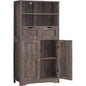 Storage cabinet with 2 drawers and adjustable shelves