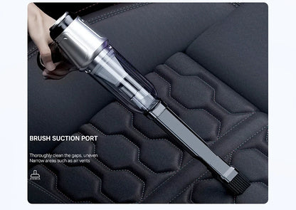 New Mini Portable Car Vacuum Cleaner - Powerful Handheld Wireless Cleaner with One Click Dust Removal
