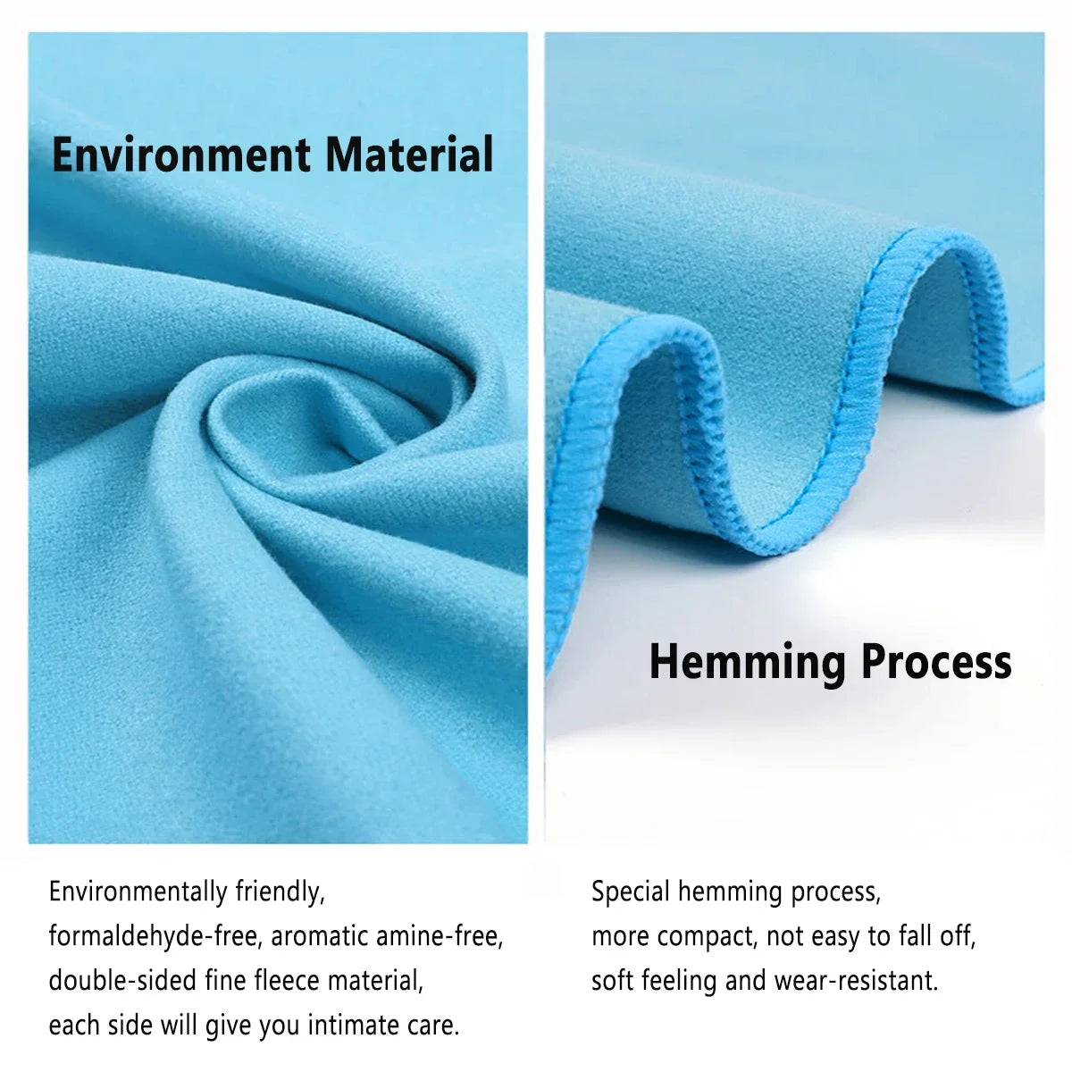 Quick-Drying Micro Fiber Sports Towel - 40"x80" - Swimming, Gym, Fitness, Camping, Running, Beach, Etc.