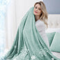 1PC Cooling Blanket for Hot Sleepers - Lightweight Summer Cold Thin Blankets for Sleeping, Hot Flashes, Night Sweats, Soft Blanket