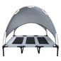 Dog Bed with Canopy - Anti Scratch Oxford Fabric - Summer Portable Pet Cot - Anti Slip - Indoor, Outdoor