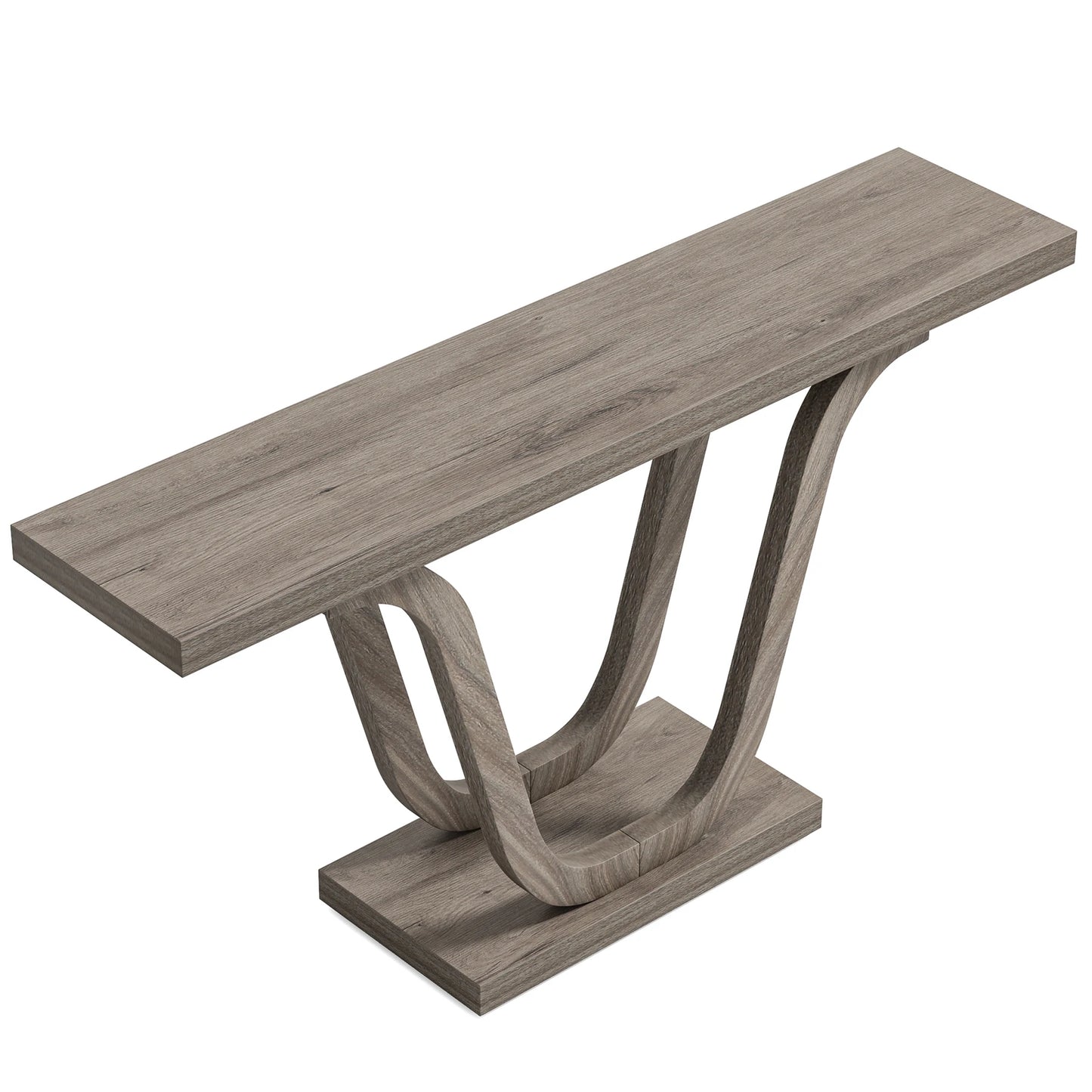 Tribesigns Farmhouse Console Table - 55 Inch Wood Sofa Table - Entryway Table - Industrial Rustic Narrow Hallway Tables