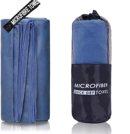 Quick-Drying Micro Fiber Sports Towel - 40"x80" - Swimming, Gym, Fitness, Camping, Running, Beach, Etc.