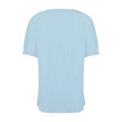 Ladies Summer Hollow Short-Sleeved Tops -Tops For Women, Summer Clothes
