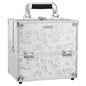 Portable Travel Makeup Case - Alloy Cosmetics Make Up Storage - Organizer Box