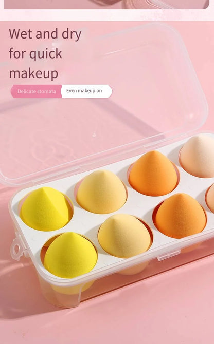 4/8pcs Makeup Sponge Beauty Egg