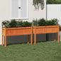 Garden Planters 2 pcs with Legs - Solid Wood