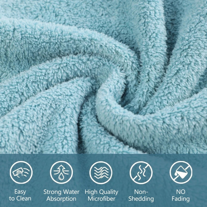 Household Clean Set of 12 or 18 Piece - Soft & Highly Absorbent - Perfect for Kitchen & Bathroom - Multi functional for Home Use