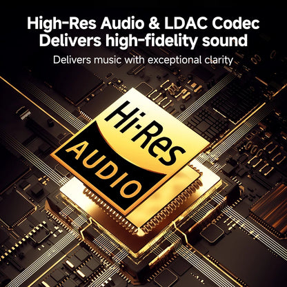 Adaptive ANC Wireless Headphones Over Ear Headset - 50dB with LDAC Hi-Res - Wireless Audio Bluetooth 5.4 Dual Connection