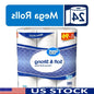 Great Value Premium Soft & Strong Toilet Paper 24 Mega Rolls - 380 Sheets 2 Ply - Safe Septic Systems Gentle and Absorbent