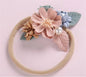 Elegant Baby Girls Headband with Shiny Rhinestones & Lace Bow - Soft Elastic Hair Band