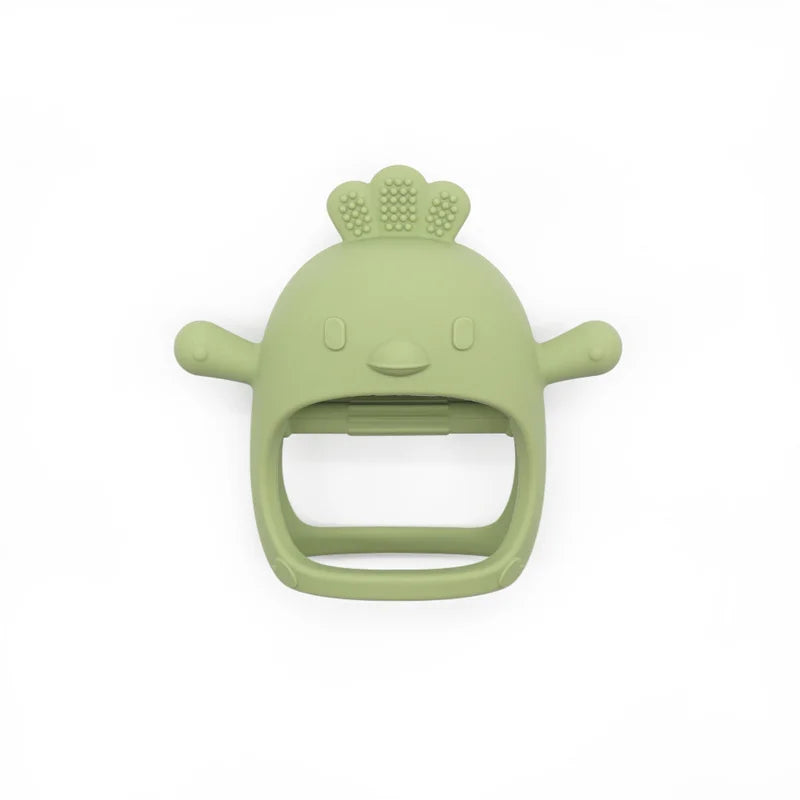 1PC Baby Silicone Teether Toys - Chick Shape - Hollowed Out - Baby Care Equipment - Chewing Training Baby Products