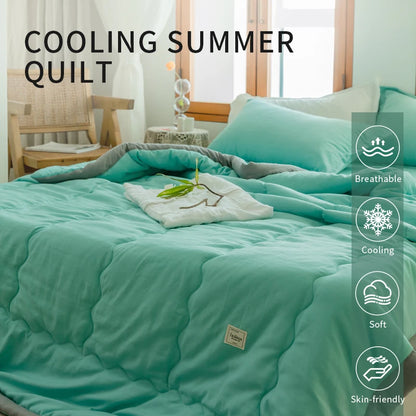 A Summer Quilt That's Lightweight Yet Cozy - Cooling Summer Quilt