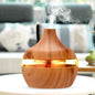 300mL Aroma Essential Oil Diffuser - Wood Grain - Desktop - Air Humidifier - Aromatherapy Purifier - Mist Maker