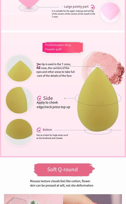 4/8pcs Makeup Sponge Beauty Egg