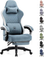 GTPLAYER Gaming Chair, Computer Office Chair with Pocket Spring Cushion, Linkage Armrests and Footrest, High Back Ergonomic Chair