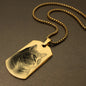 Personalized Engraved Custom Photo and Message Necklace Pendant, Dog Tags
