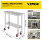 Stainless Steel Kitchen Work Space 2 Shelves, Moveable
