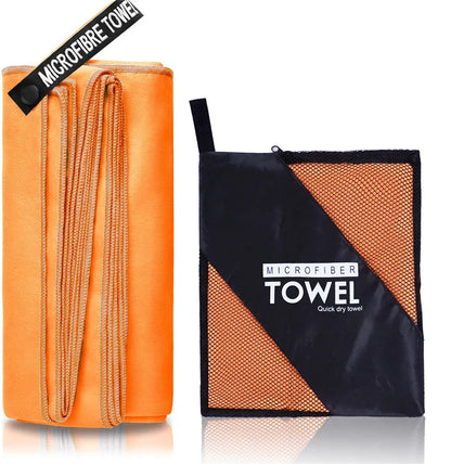 Quick-Drying Micro Fiber Sports Towel - 40"x80" - Swimming, Gym, Fitness, Camping, Running, Beach, Etc.