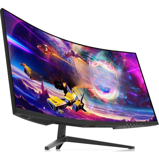 NEW Metal Black 30-inch Curved Gaming Monitor - 21:9 2560x1080 - Ultra Wide/ Slim Display - Port up to 200Hz Build-in Speakers