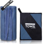 Quick-Drying Micro Fiber Sports Towel - 40"x80" - Swimming, Gym, Fitness, Camping, Running, Beach, Etc.