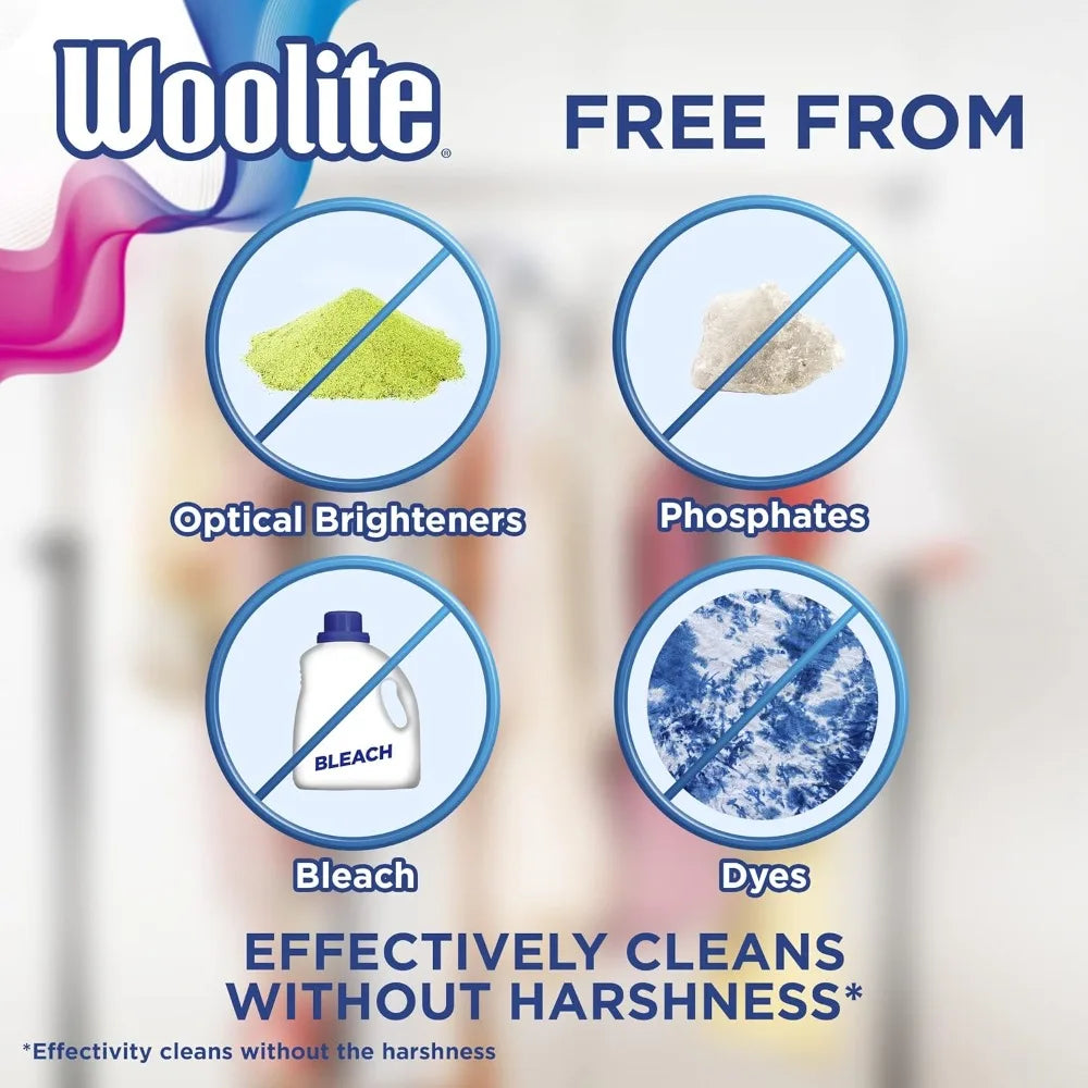 Woolite Damage Defense Liquid Laundry Detergent - Light Fresh Scent - 33 or 66 Loads, 50 or 100 Fl Oz