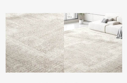 Light Grey Luxury Non-Slip Rug, Sound Insulation, Thick & Liquid Resistant