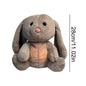 Plush Breathing Bunny Doll For Comfort - Peaceful Music To Relieve Tension & Anxiety & Baby Bunny Also Consoles At Sleepy Time