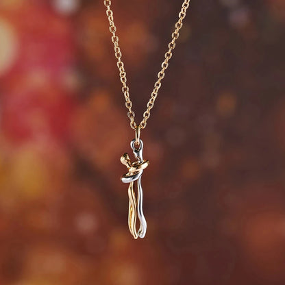 Hugging Necklace Jewelry - Choker Hug Pendant & Chain - Unisex - Couples