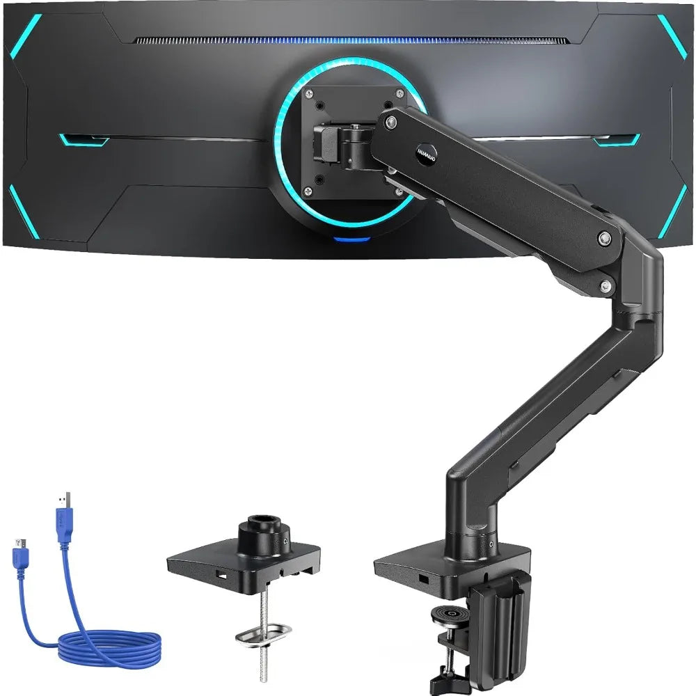 Heavy Duty Monitor Arm for 49" Screens - Up to 35 lbs - Aluminum Ultrawide Screen Arm - For Samsung Odyssey G9 and  Many More