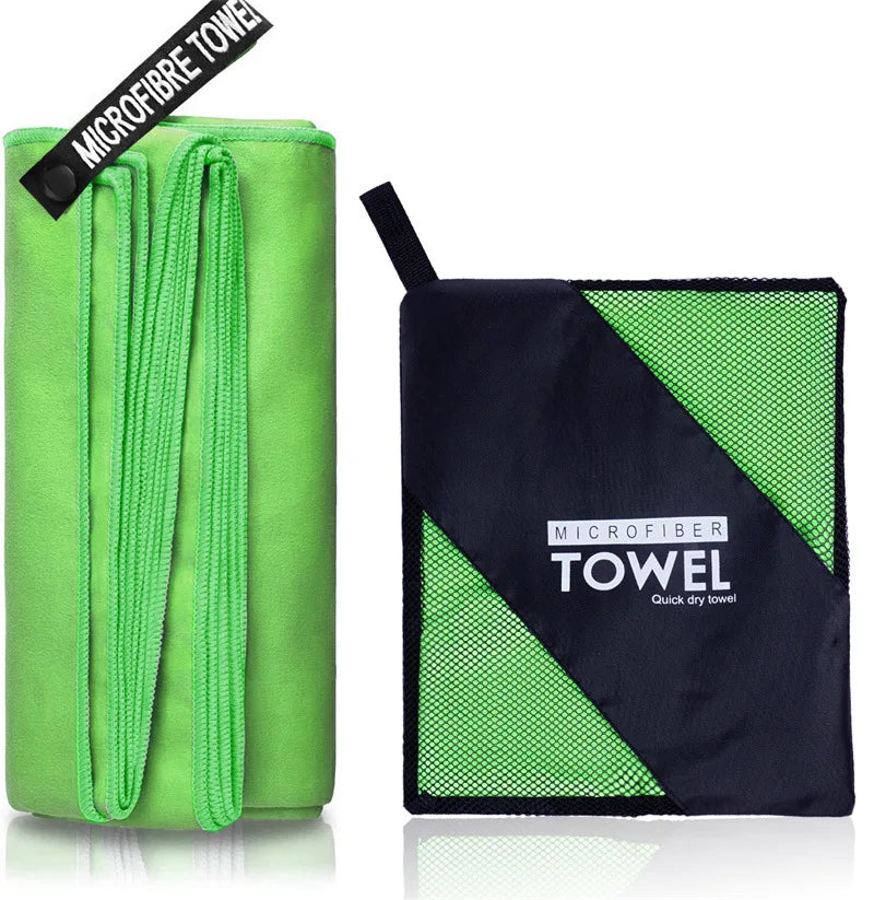 Quick-Drying Micro Fiber Sports Towel - 40"x80" - Swimming, Gym, Fitness, Camping, Running, Beach, Etc.