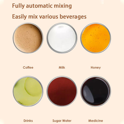 Automatic Stirring Coffee Mug - Magnetic, Electric, Stainless Steel, Self Mixing Coffee Mug