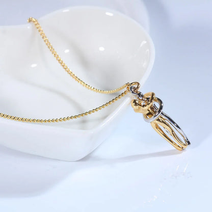 Hugging Necklace Jewelry - Choker Hug Pendant & Chain - Unisex - Couples