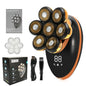 IXP7 Waterproof Floating Men's Electric Shaver - Wet/Dry Beard Trimmer - Electric Razor - Rechargeable - LCD Display + Accessories