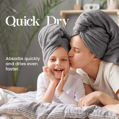 6-Piece Towel Set - 600 GSM 100% Cotton Ultra Absorbent &Soft - Daily Use Bath Towels, Hand Towels, Washcloths - Quick Dry Machine