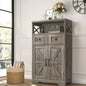 Storage Cabinet With Drawers And Shelf - Freestanding Kitchen Pantry Storage Cabinet - Floor Storage Cabinet Hutch