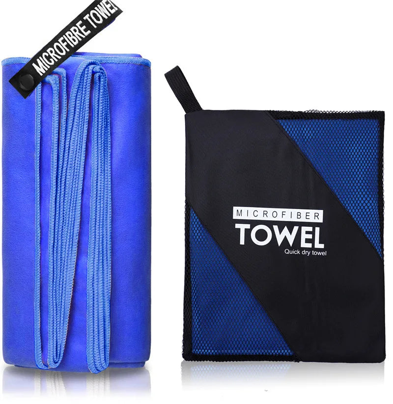 Quick-Drying Micro Fiber Sports Towel - 40"x80" - Swimming, Gym, Fitness, Camping, Running, Beach, Etc.