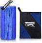 Quick-Drying Micro Fiber Sports Towel - 40"x80" - Swimming, Gym, Fitness, Camping, Running, Beach, Etc.
