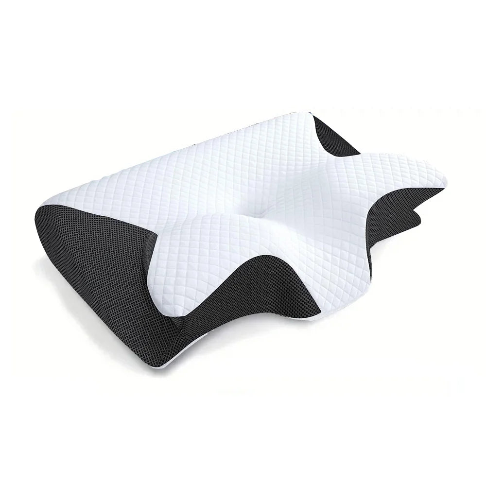Butterfly Sleep Memory Neck Pillow - Slow Rebound - Comfortable Memory Foam - Cervical Orthopedic For Neck