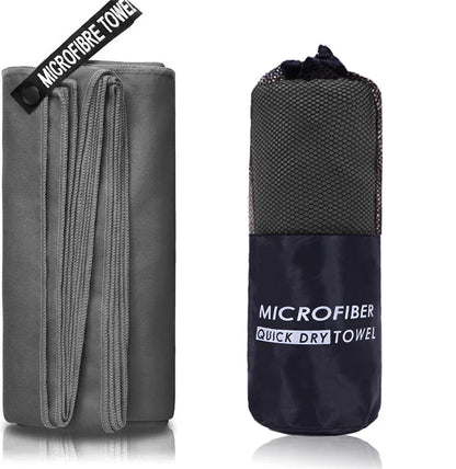 Quick-Drying Micro Fiber Sports Towel - 40"x80" - Swimming, Gym, Fitness, Camping, Running, Beach, Etc.