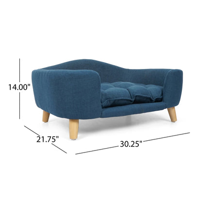 Premium Large Dog Sofa Bed - Luxury Dog Couch with Removable Washable Cushion